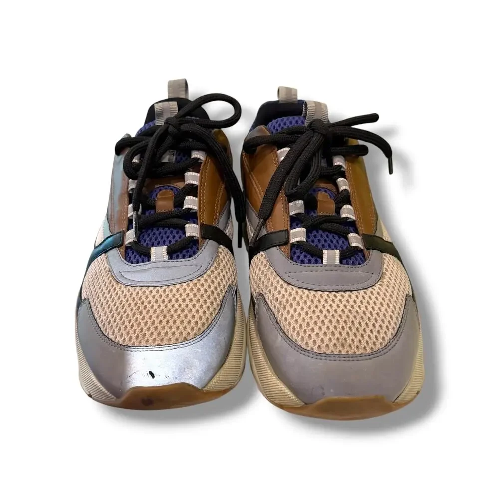 Dior B22 Reflective Low-Top Sneakers ‘Coffee Violet’ | Size 45EU(12US)